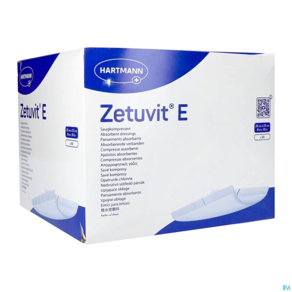 Packshot Zetuvit E N/steriel 20x25cm 50 Packshot Zetuvit E N/steriel 20x25cm 50