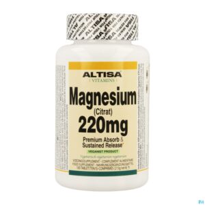 Packshot Altisa Magnesium Ctrat 220mg Tr Comp 100