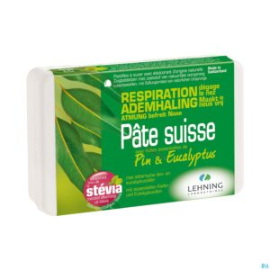 Packshot Pate Suisse Ademhaling Pijnboom Eucalyptus 50g