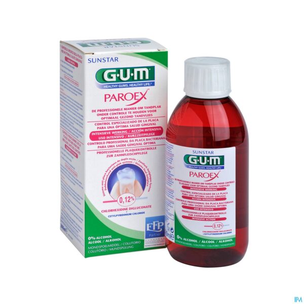 Packshot GUM® Paroex® Mondspoelmiddel 300ml