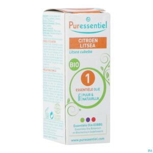 Packshot Puressentiel Eo Citroen Litsea Bio 10ml