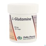 Packshot l-glutamine Caps 60x500mg Deba