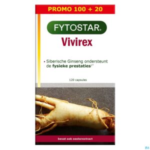 Packshot Fytostar Vivirex Oesterextract Maxi Caps 120