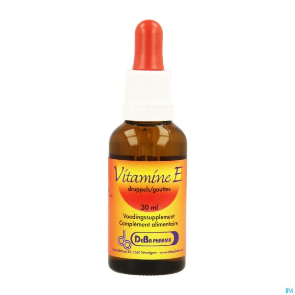 Packshot Vitamine E Druppels 30ml