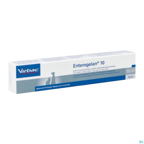 Packshot Enterogelan 10 Pasta Doseerspuit Hond 10ml
