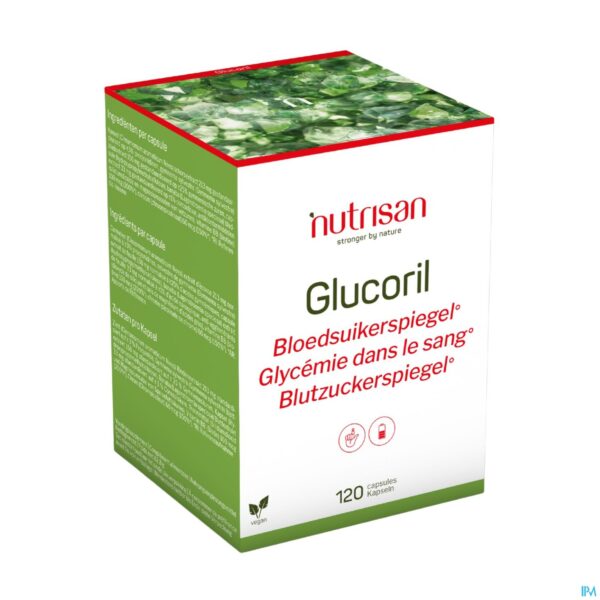 Packshot Glucoril 120 Caps Nutrisan Packshot Glucoril 120 Caps Nutrisan