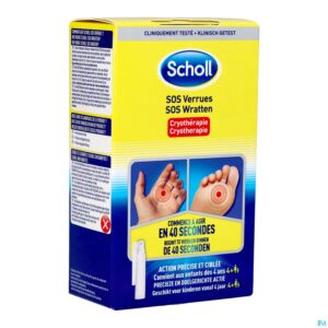 Packshot Scholl Pharma Sos Wratten 80ml + 16 Applicators