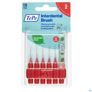 Packshot Tepe Interdental Brush 0,50mm Red 6