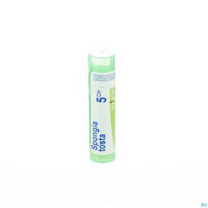 Packshot Spongia Tosta 5ch Gr 4g Boiron