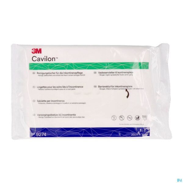 Packshot Cavilon Verzorgingsdoekjes Incontinentie 8 9274