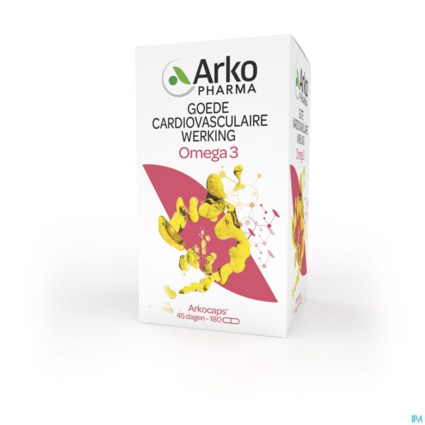Packshot Arkocaps Omega 3 Uit De Zee 180