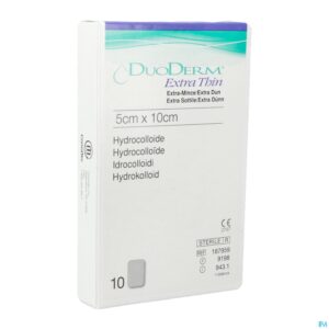 Packshot Duoderm Extra Dun Verb Hydro 5cmx10cm 10 H7959