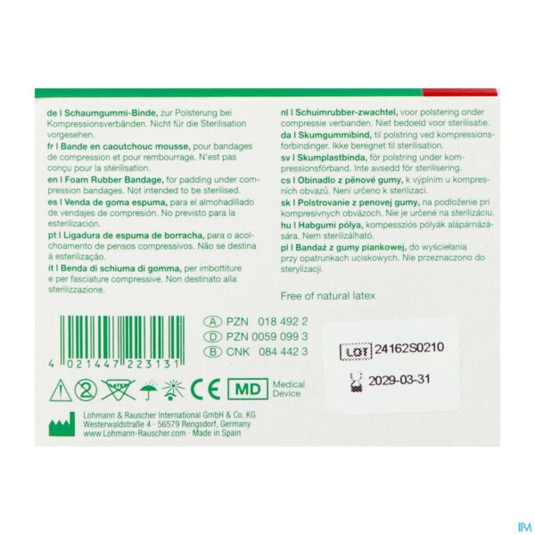 Packshot Komprex Binde 8cmx 2m Dikte 0,5cm 22313