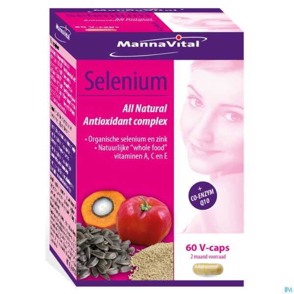 Packshot Mannavital Selenium Nf V-caps 60