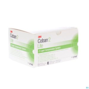 Packshot Coban Lite 3m Kompressiesysteem 2 Lagen Rol 2