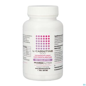 Packshot l Carnitine 500 Comp 60 Pharmanutrics