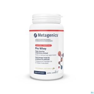 Packshot Pro Whey Vanille Nf Pdr 21port. Metagenics
