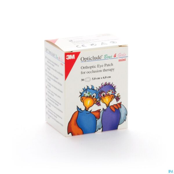 Packshot Opticlude 3m Boys&girls Mini Oogkompres 30 2537pe