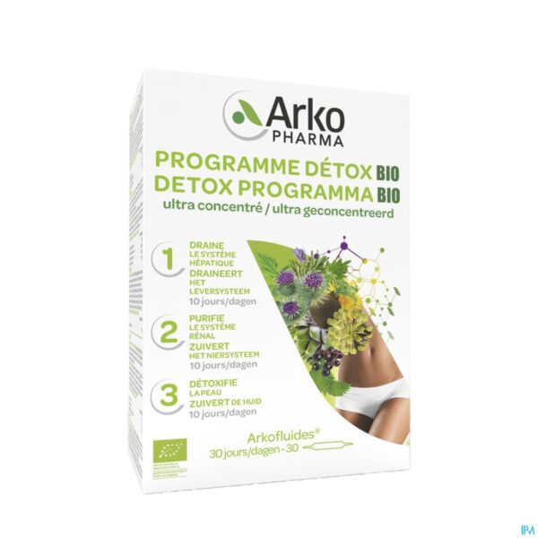 Packshot Arkofluide Programma Detox Amp 30