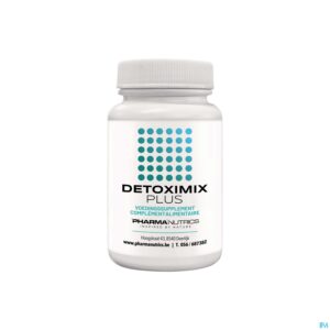 Packshot Detoximix Plus Pot Caps 60 Pharmanutrics