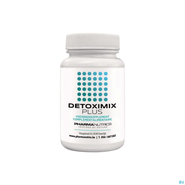 Packshot Detoximix Plus Pot Caps 60 Pharmanutrics