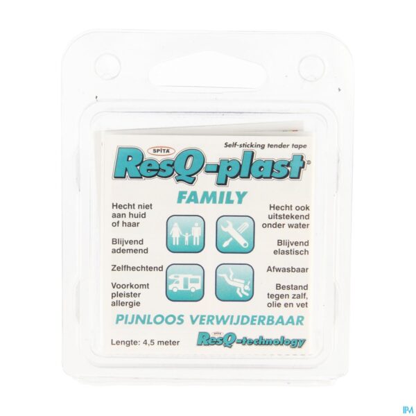 Packshot Resq-plast Family 4,5mx25mm Blauw 1