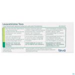 Packshot Levocetirizine Teva 5mg Comp 10