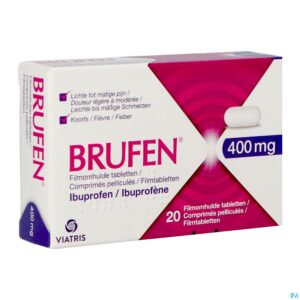 Packshot Brufen 400mg Filmomh Tabl 20 X 400mg