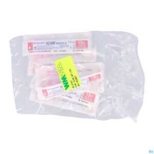 Packshot Terumo Naald Agani 18g 1 1/2 Rb Roze 10