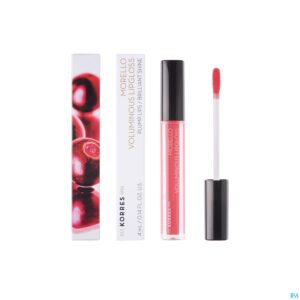 Packshot Korres Km Lipgloss Morello 42 Peachy Coral 4ml