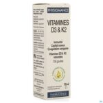 Packshot D3 K2 Fl 20ml Physiomance Phy309 Packshot D3 K2 Fl 20ml Physiomance Phy309