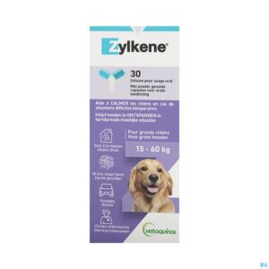 Packshot Zylkene 450mg 15-60kg Caps 30
