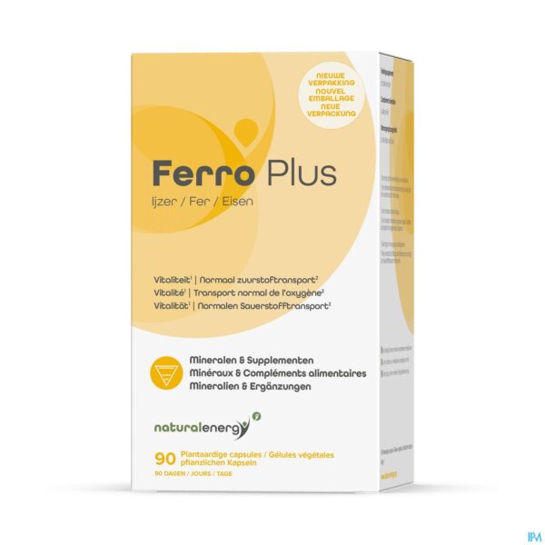 Packshot Natural Energy Ferro Plus Caps 90