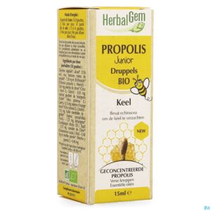 Packshot Herbalgem Propolis Junior Bio Fl Gutt 15ml