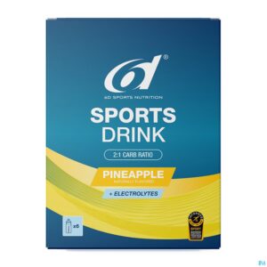 Packshot 6d Sports Drink Pineapple 6x33g