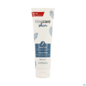 Packshot Febelcare Skincare Voetcreme 100ml + 50ml Gratis