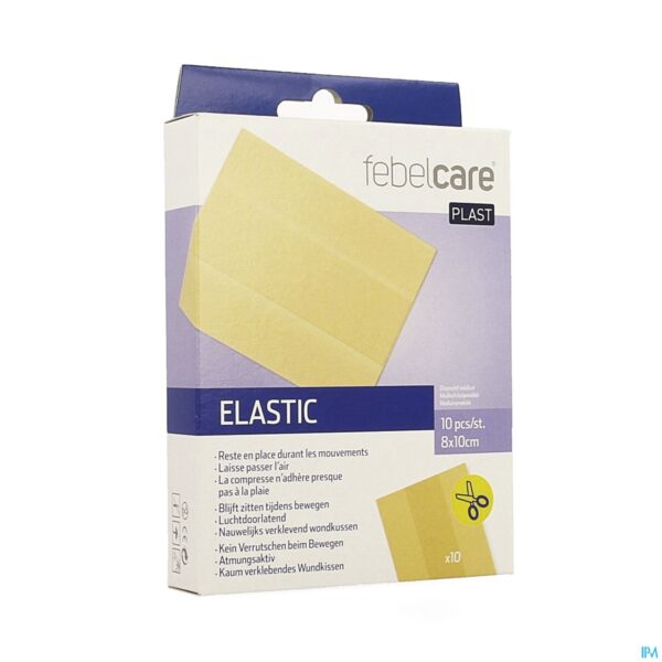 Packshot Febelcare Plast Elastic Uncut 10x8cm 10