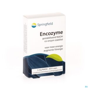 Packshot Encozyme Nadh 5mg Gestabilis. Springfield Caps 30
