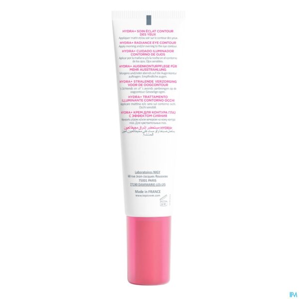 Packshot Topicrem Hydra+ Stralende Verzorg. Oogcontour 15ml