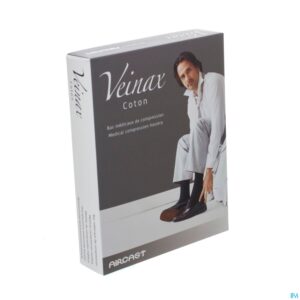 Packshot Veinax Kous Katoen Man 2 Lang Bruin Maat 2