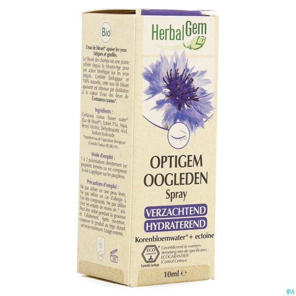 Packshot Herbalgem Optigem Oogleden Spray 10ml