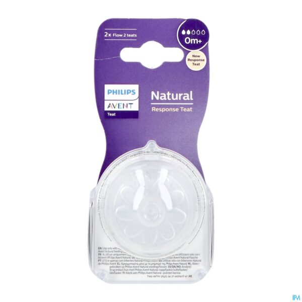 Packshot Philips Avent Natural 3.0 Zuigspeen 0m+ T2 1