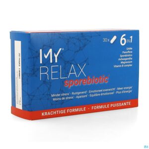 Packshot My Relax Sporebiotic Caps 30