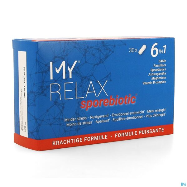 Packshot My Relax Sporebiotic Caps 30