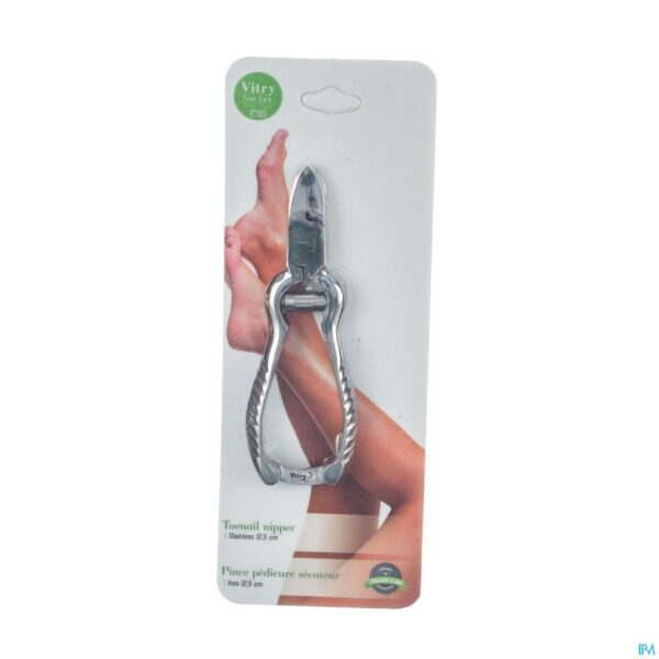 Packshot Nageltang Pedicure Met Bufferveer Inox 14cm