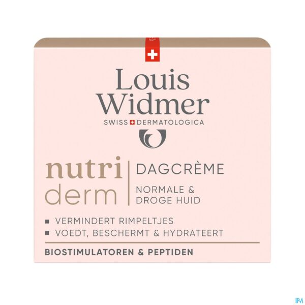 Packshot Widmer Nutriderm Dagcrème Éclat Rosé Uv 50 50ml