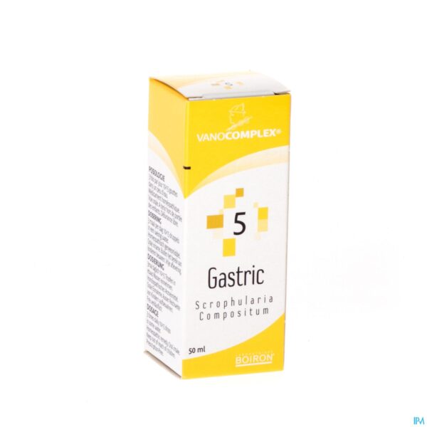 Packshot Vanocomplex N 5 Gastric Gutt 50ml Unda
