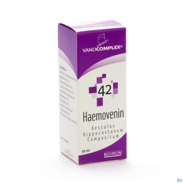 Packshot Vanocomplex N42 Haemovenin Gutt 50ml Unda