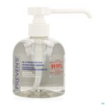 Packshot Preven's Handgel Hydro Alc. Fl 300ml + Pomp