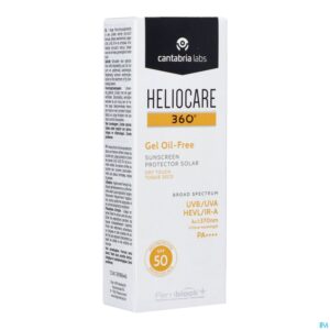 Packshot Heliocare 360 Gel Oil Free Ip50 Tube 50ml